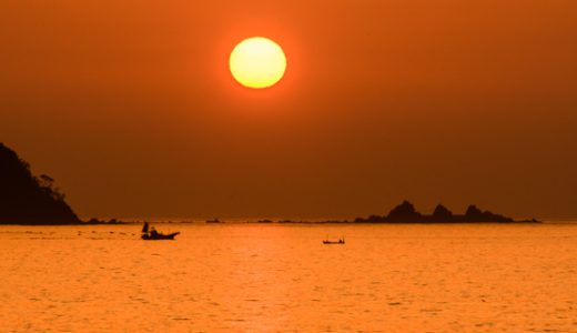 早起きが楽しい湯河原ライフ♪朝焼けから日の出の時間は絶景タイム！